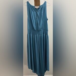 Elegant‎ Blue Sleeveless Dress